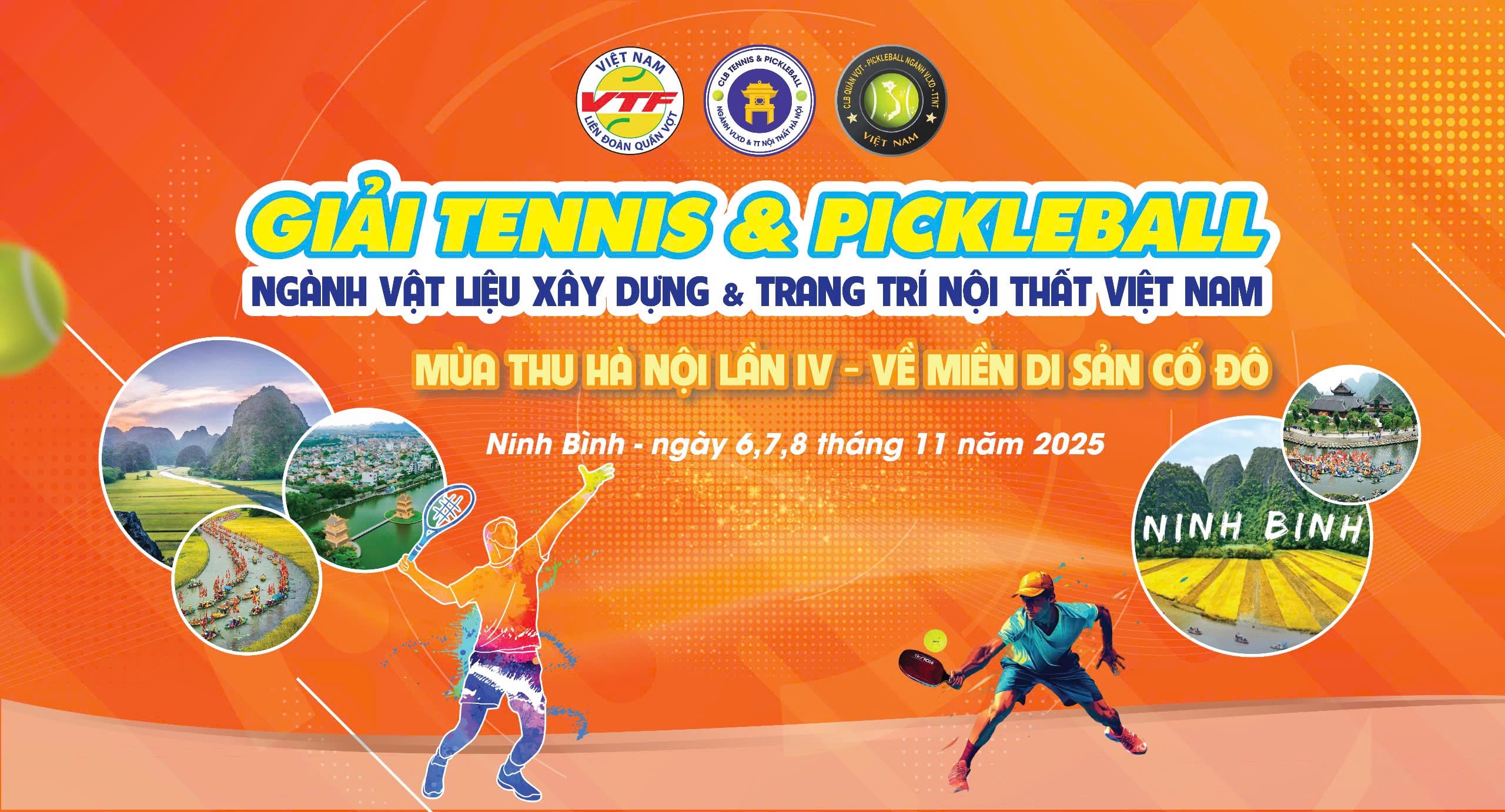 NPG đồng hành cùng “Mùa Thu Hà Nội – Về miền di sản Cố Đô” Giải Quần vợt & Pickleball Ngành VLXD – TTNT Việt Nam 2025