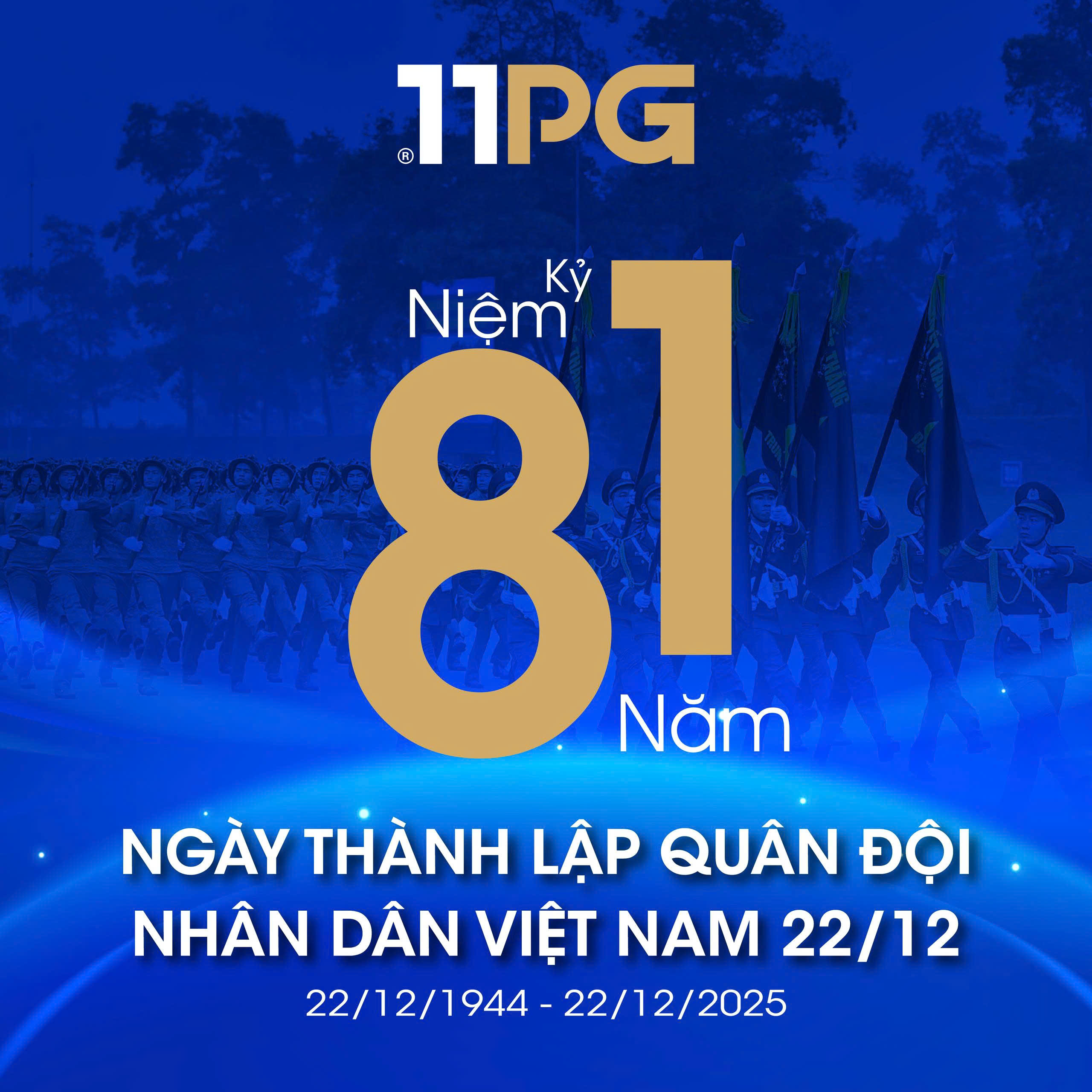 Chào mừng 81 năm Ngày thành lập Quân đội Nhân dân Việt Nam (22/12/1944 – 22/12/2025)