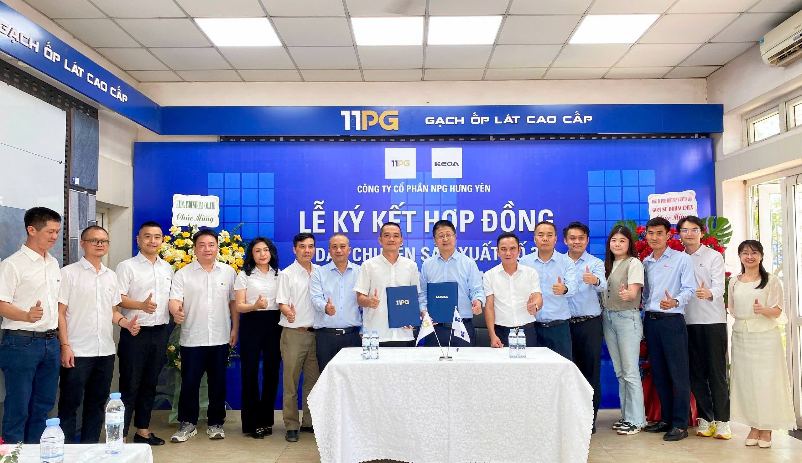 NPG KÝ KẾT HỢP ĐỒNG CÔNG NGHỆ CHO DÂY CHUYỀN SẢN XUẤT SỐ 3